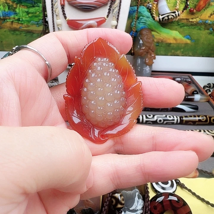 玛瑙/玉髓合金珠宝半成品