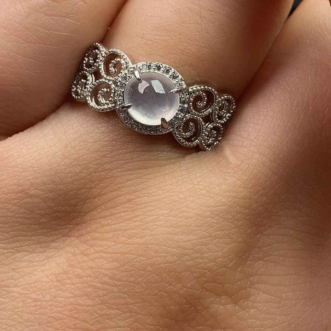 翡翠未镶嵌戒指翡翠