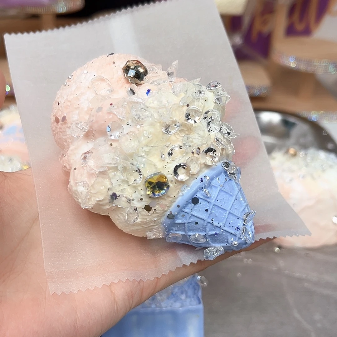 硅胶渐变叠叠甜筒220g