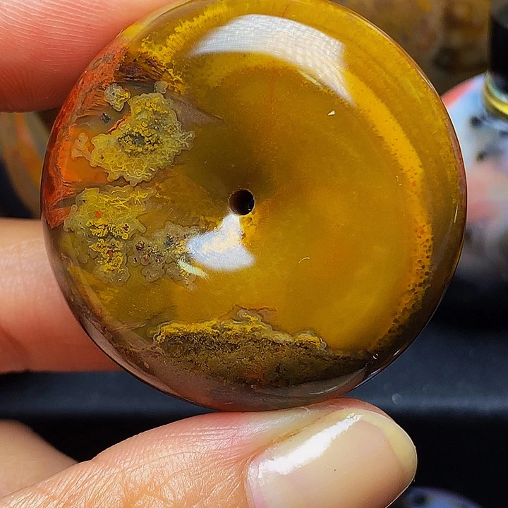 未镶嵌颈饰玛瑙/玉髓老*V