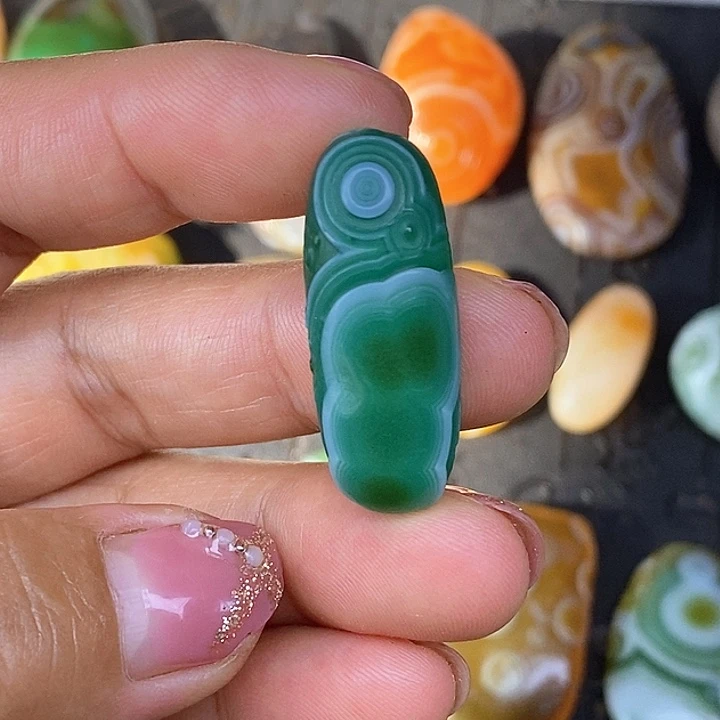 配珠无孔奇石饰品