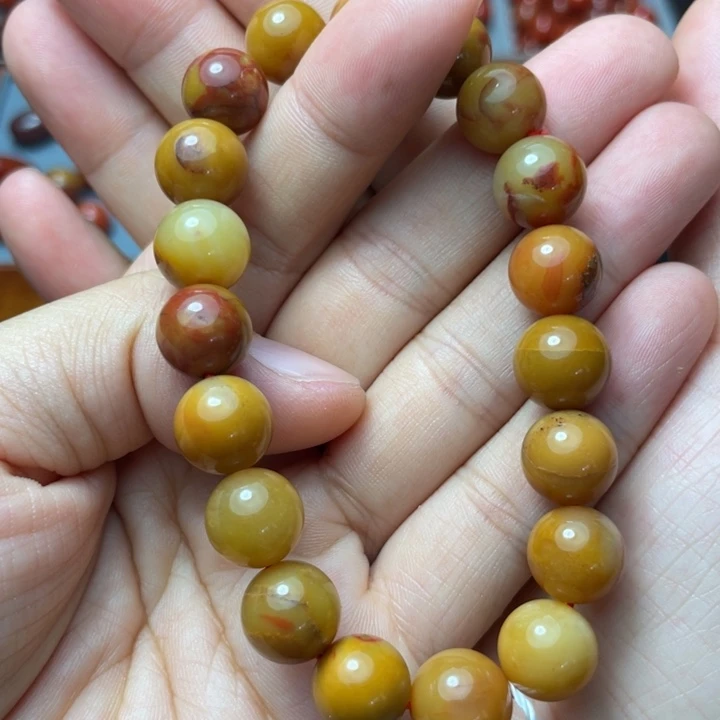 南红玛瑙未镶嵌手串多样性发111
