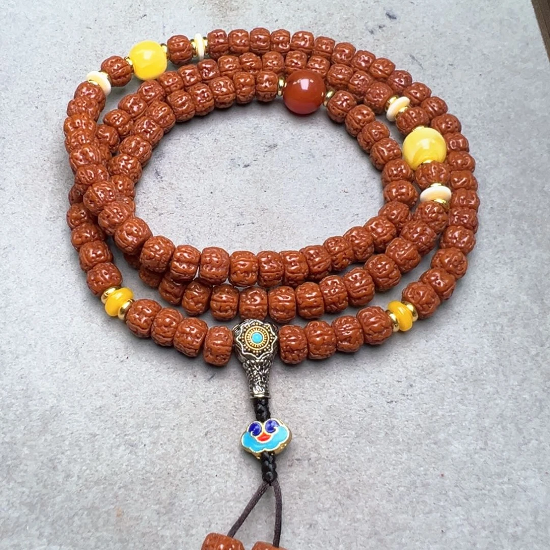 金刚菩提吊坠盘龙108