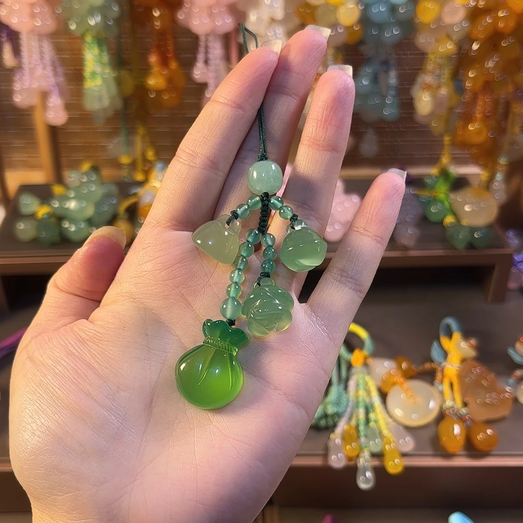 玛瑙/玉髓未镶嵌车挂