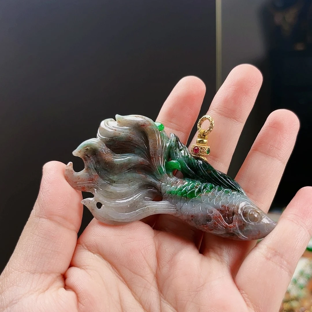 【闪购商品】吊坠(赠链)未镶嵌翡翠一***苗