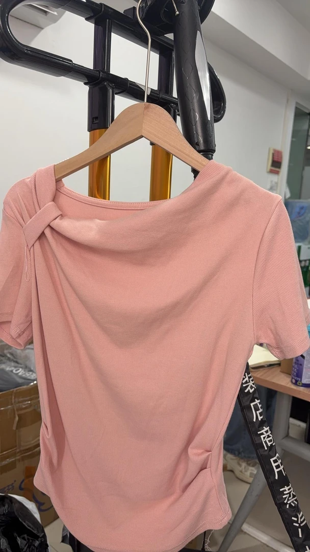 杨哥严选夏季新款韩版百搭宽松显瘦气质洋气短袖024