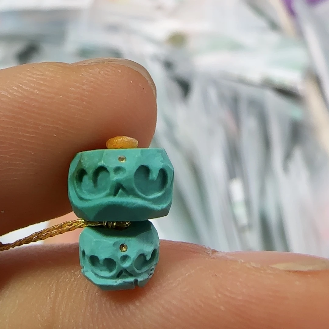 绿松石珠宝半成品未镶嵌