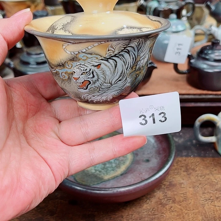 U***E沁庐柴窑古法柴烧全手工茶具