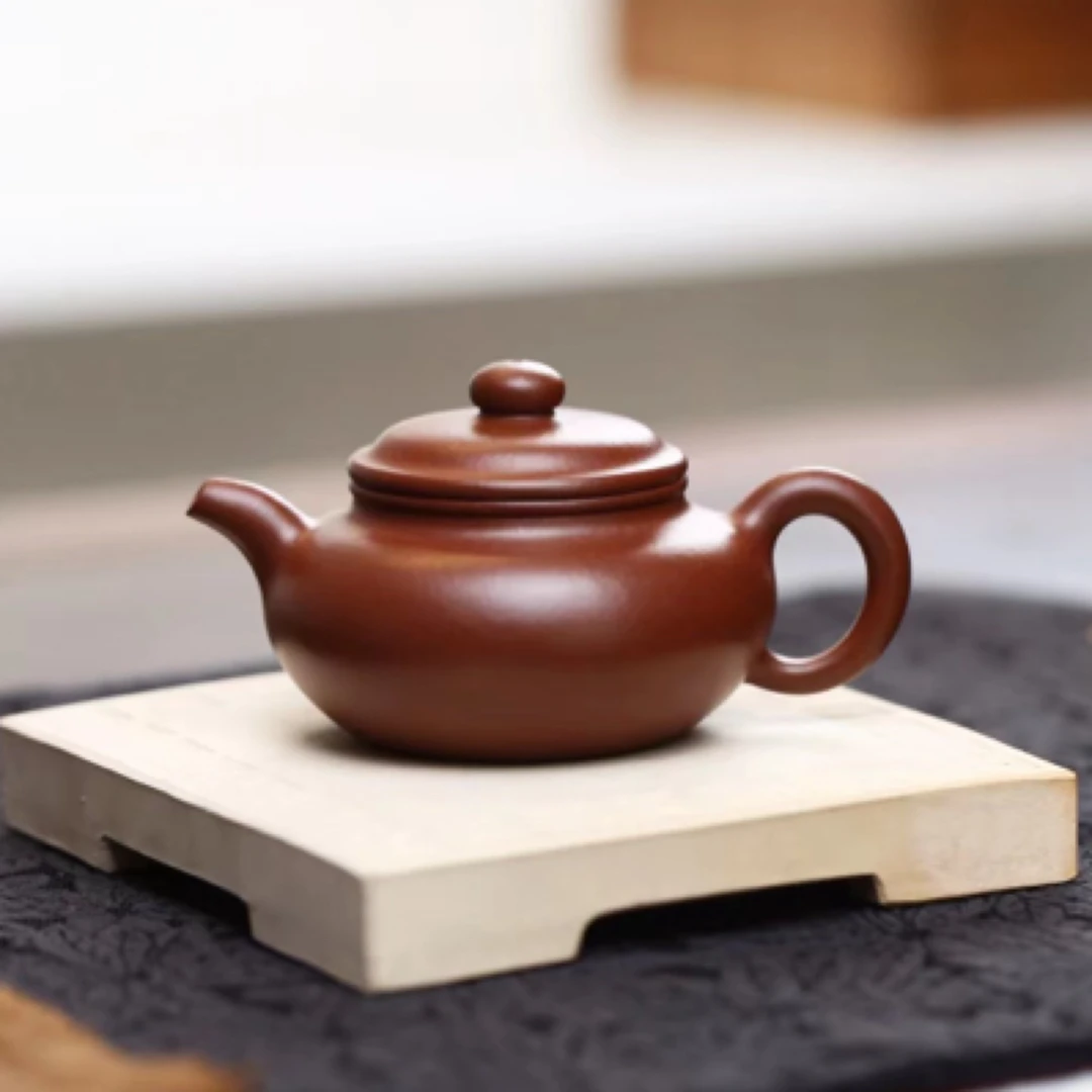 陈尊《仿古壶》宜兴紫砂壶紫泥全手工精制茶壶