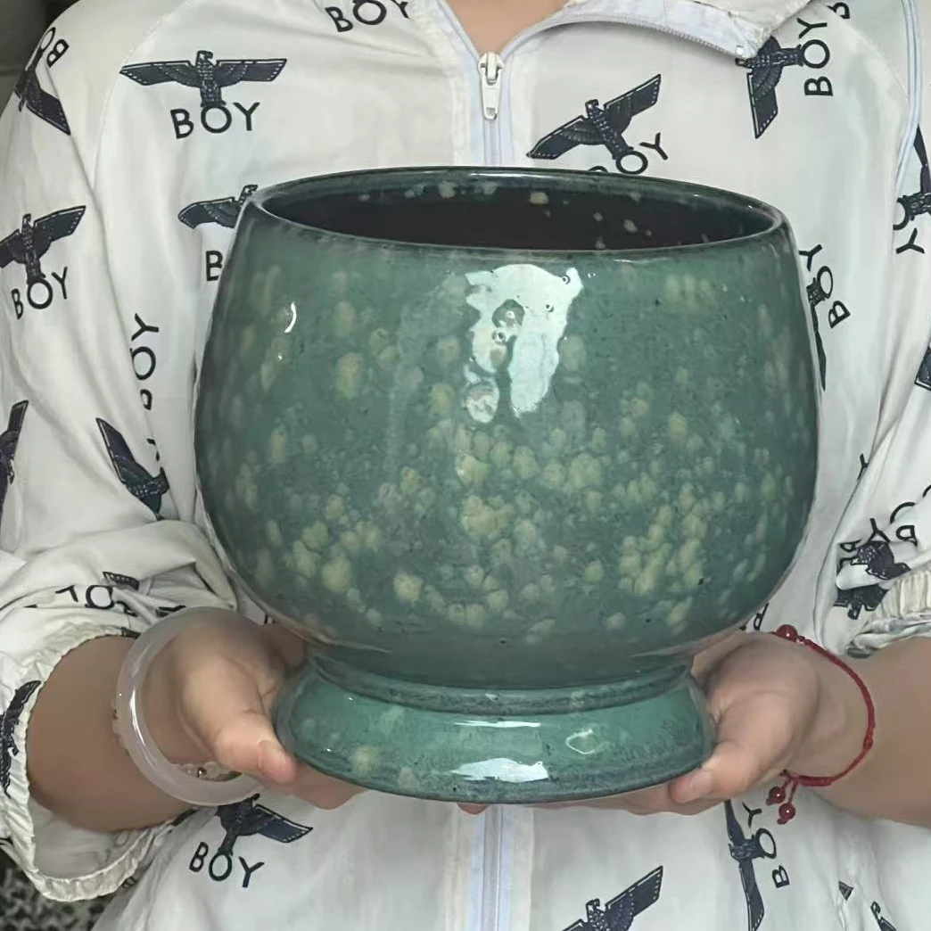 035高端宜兴紫砂粗陶花盆批发捡漏清仓大号高度家用18口径17