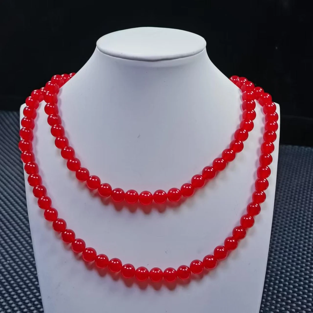 缅红8mm108项链发一条31J11