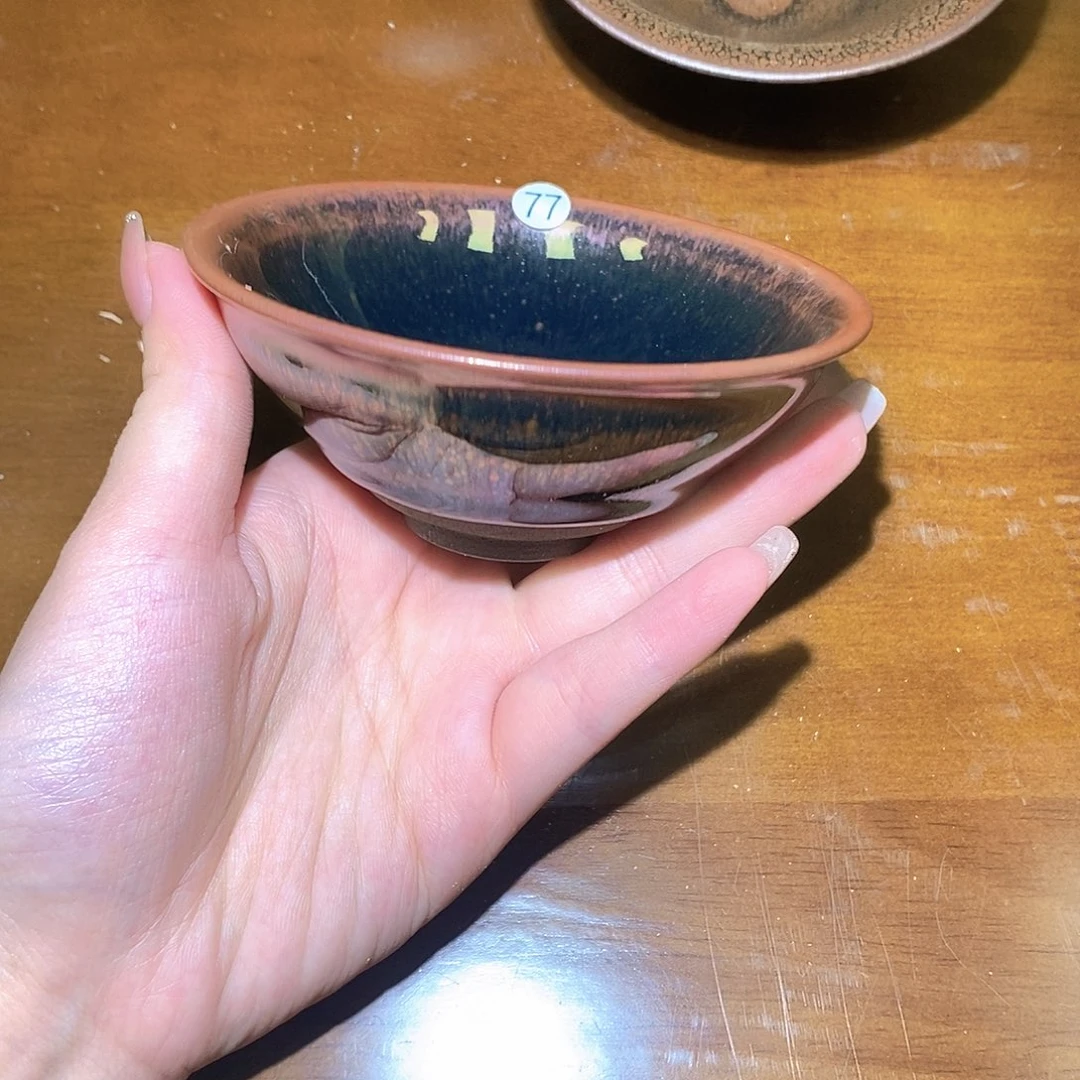 纯手工建盏茶器18纯手工真建盏柴烧77