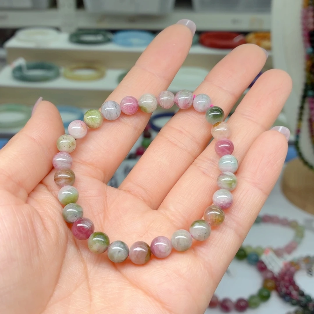 未镶嵌手链碧玺35