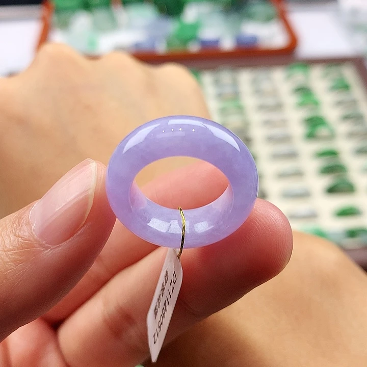 翡翠未镶嵌戒指7号