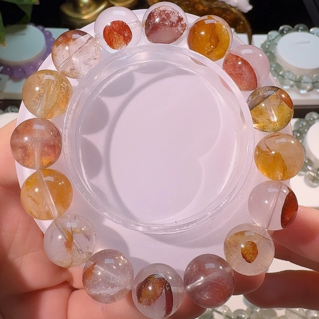 手链未镶嵌水晶胶花13mm开播福利