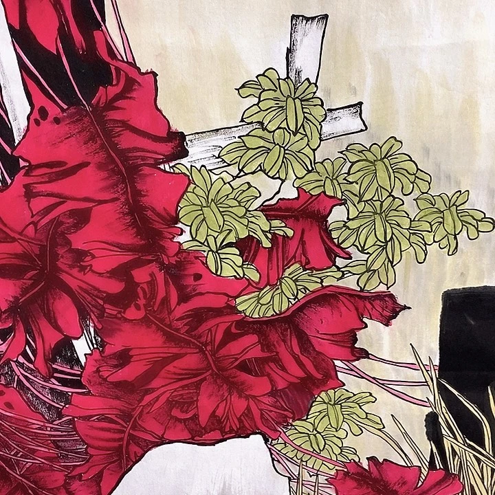 国画国画作品手绘