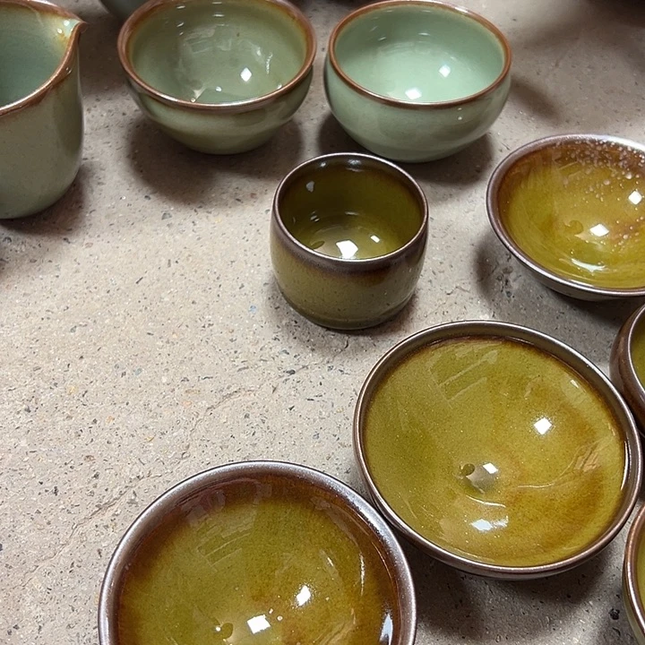 茶盏双***™福建盏茶器金色