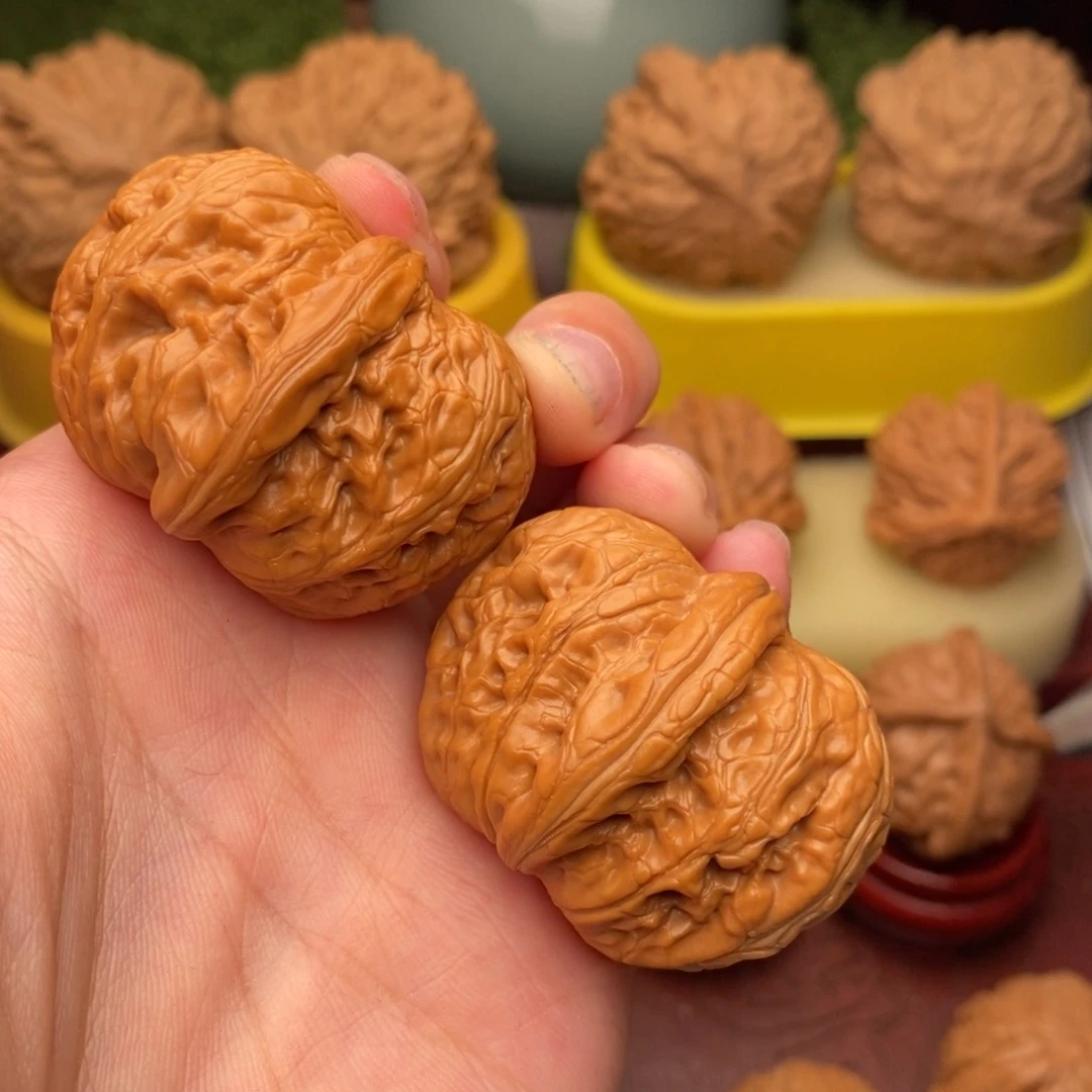 文玩核桃把件元宝42