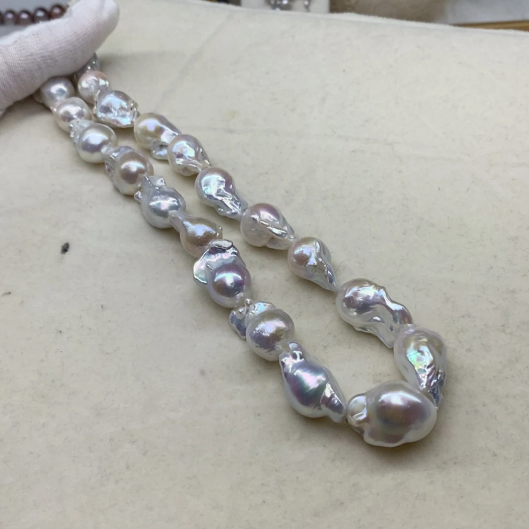 淡水珍珠合金颈饰盈*项链定制