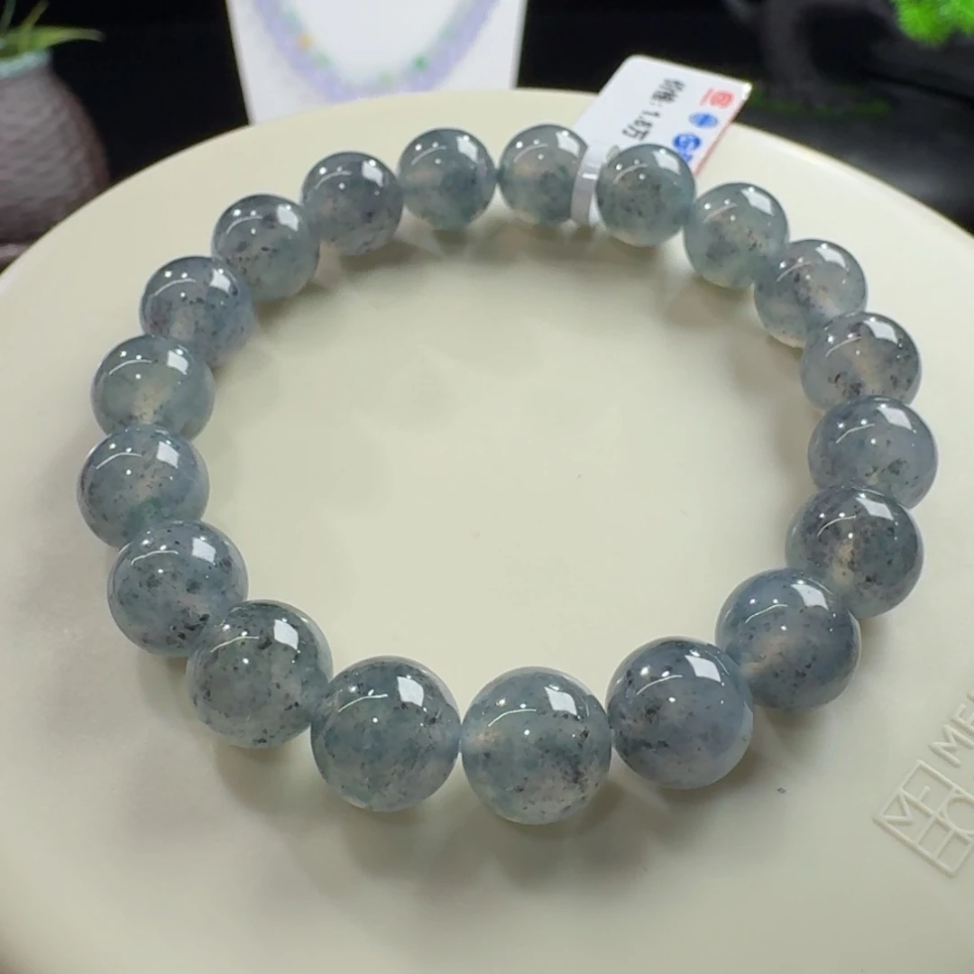 未镶嵌手链翡翠力推！！！！冰乌鸡单圈卡10mm