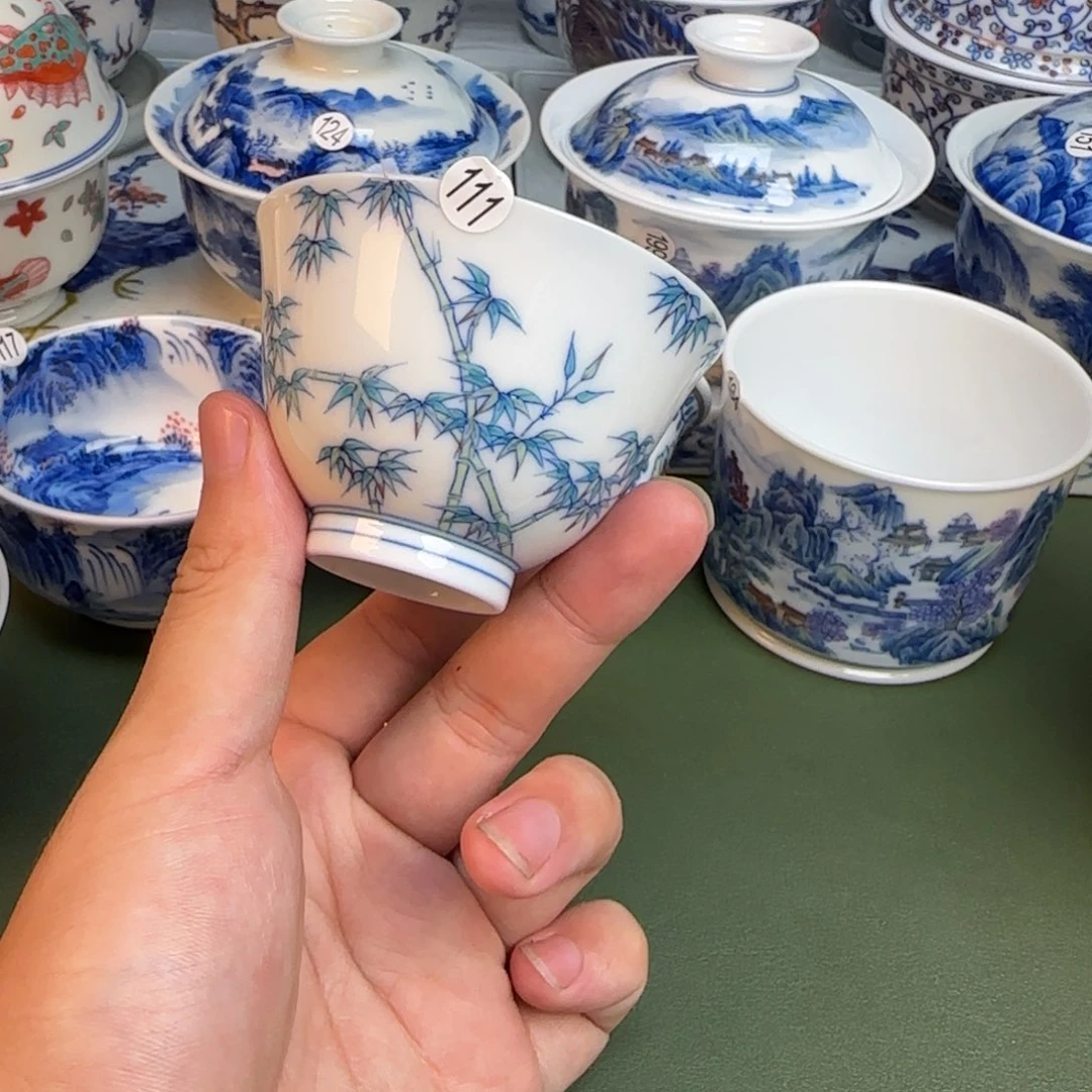 彦祖纯手工手绘茶具111