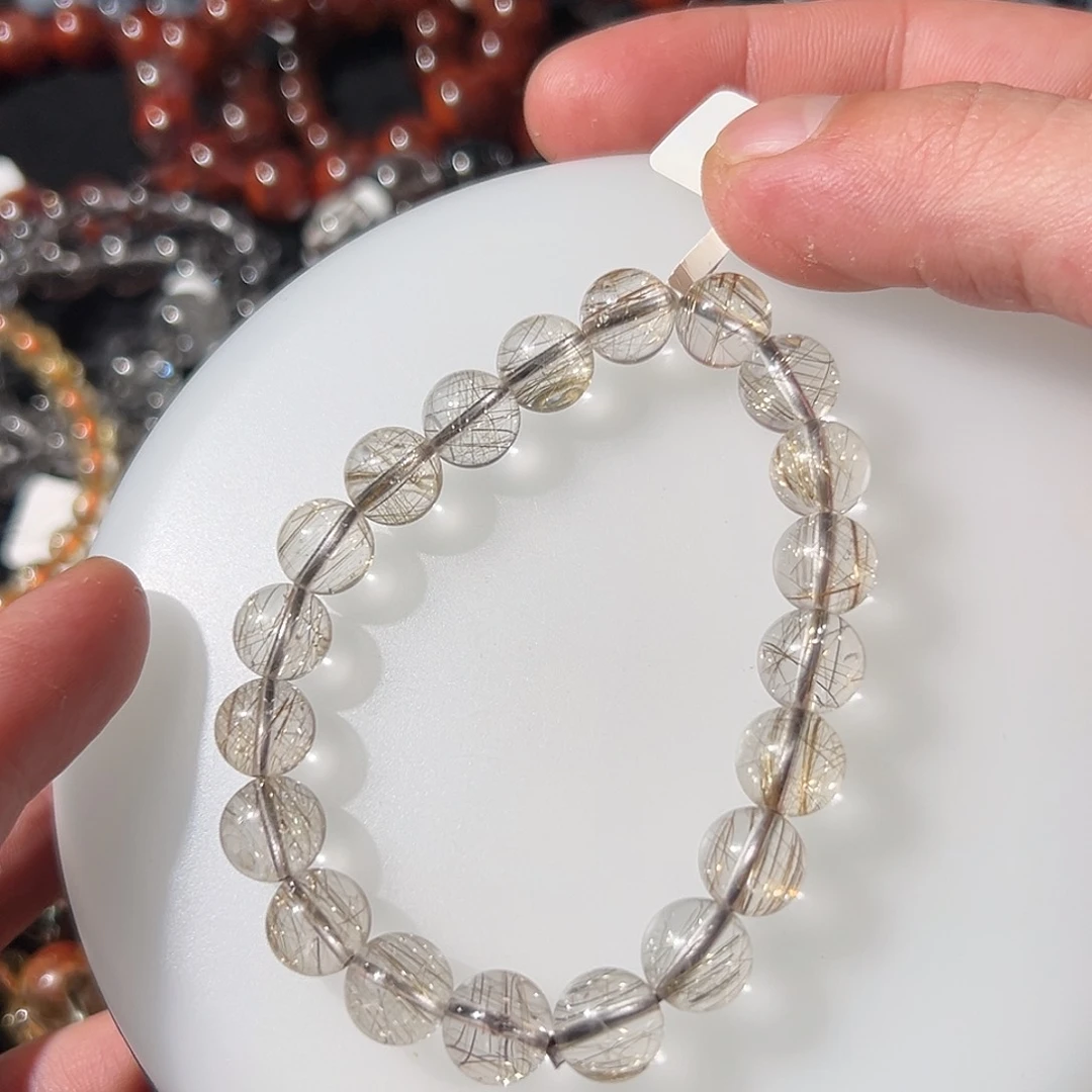 未镶嵌手链水晶银发