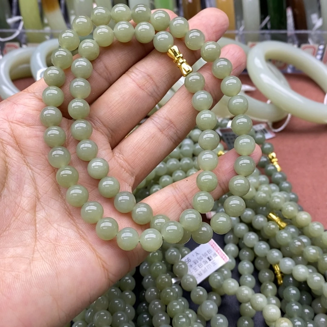 和田玉未镶嵌项链卡8