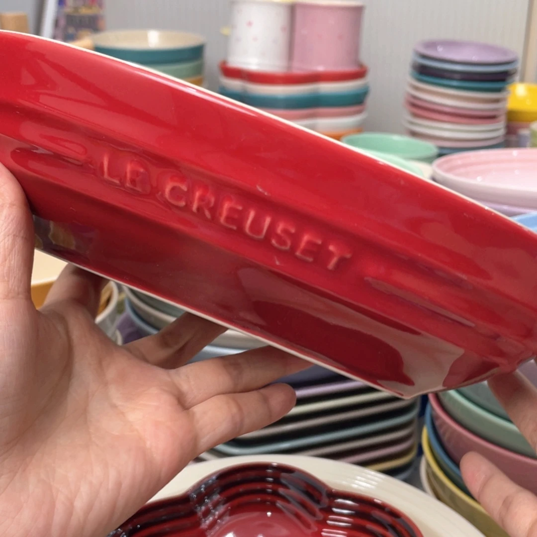 酒****瓷片微瑕1个椭圆深盘