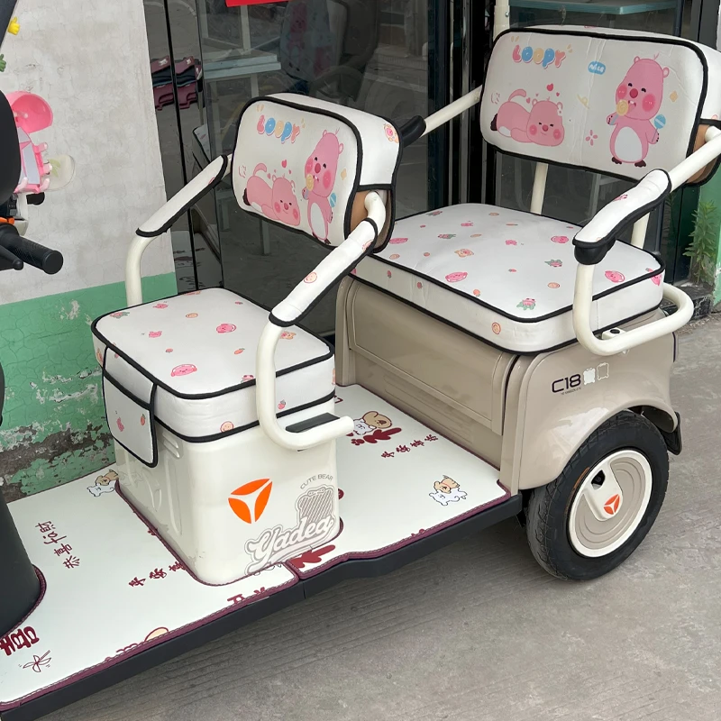 新款定制雅迪三轮车座套爱玛金彭小鸟大安台铃哈牛加厚耐磨