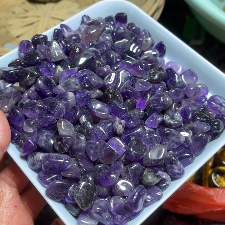 紫晶珠宝半成品未镶嵌