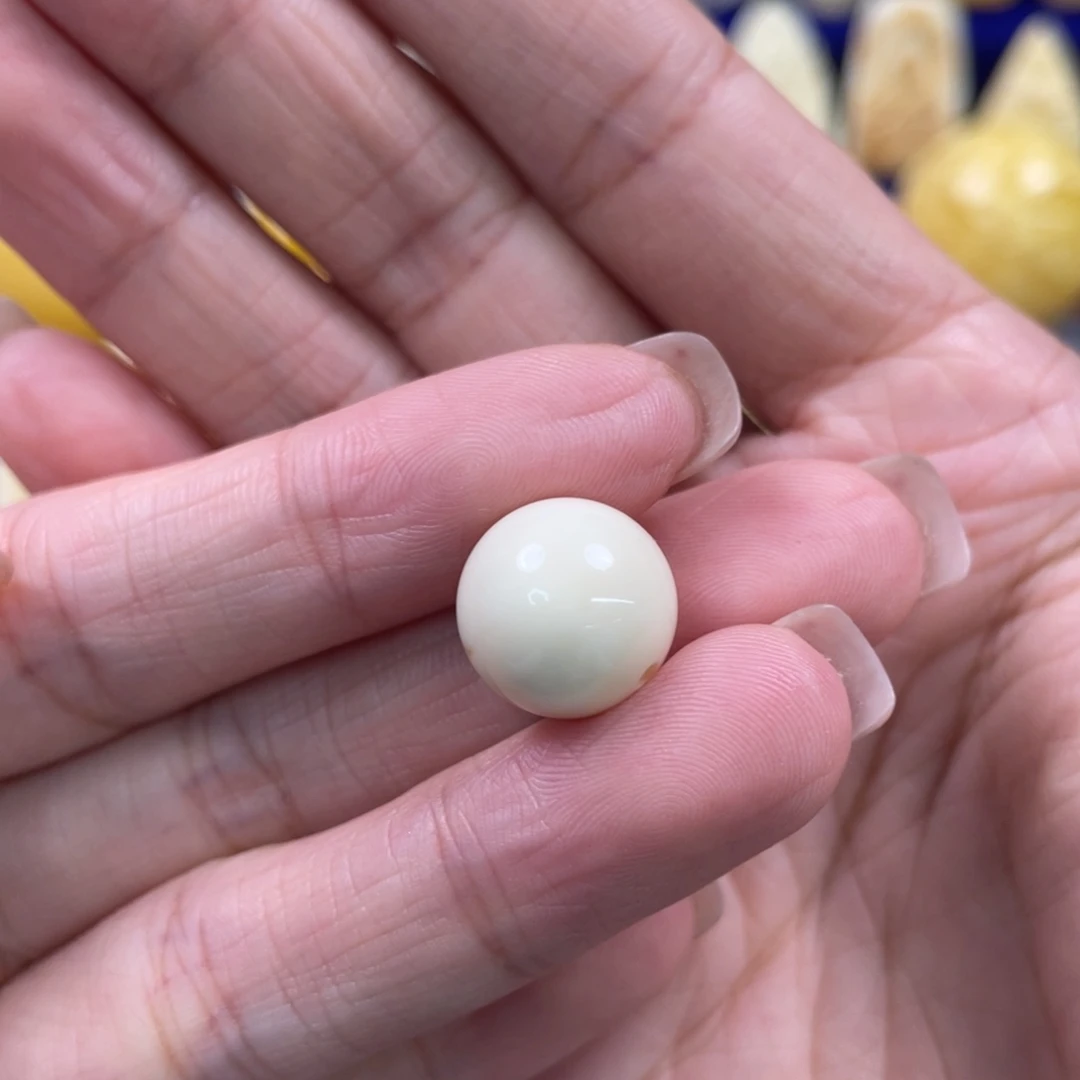 蜜蜡未镶嵌裸石琥珀蜜蜡珠子12.8mm