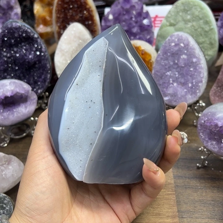 水晶摆件未镶嵌水晶一*桃