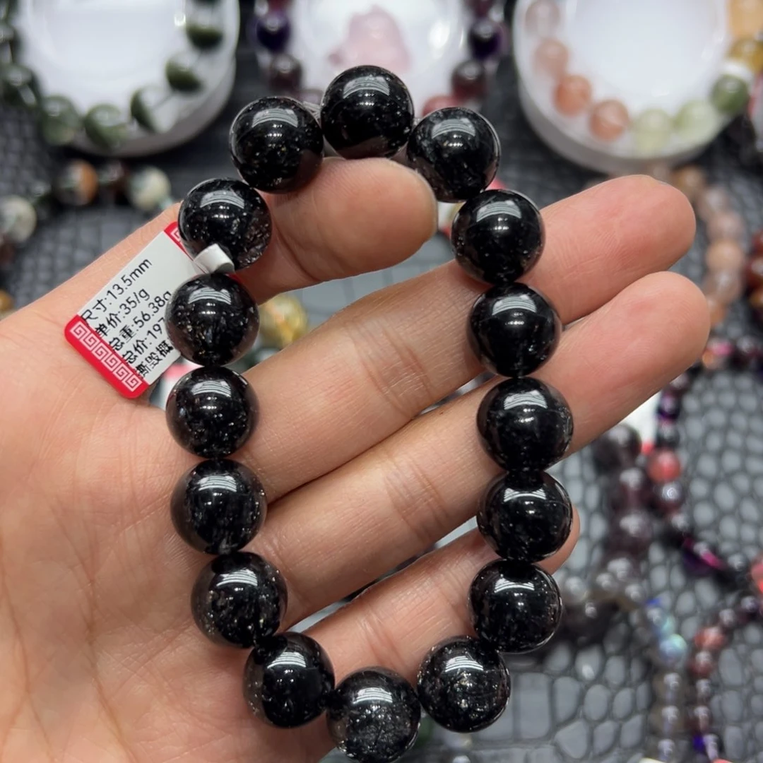 水晶手链未镶嵌好看