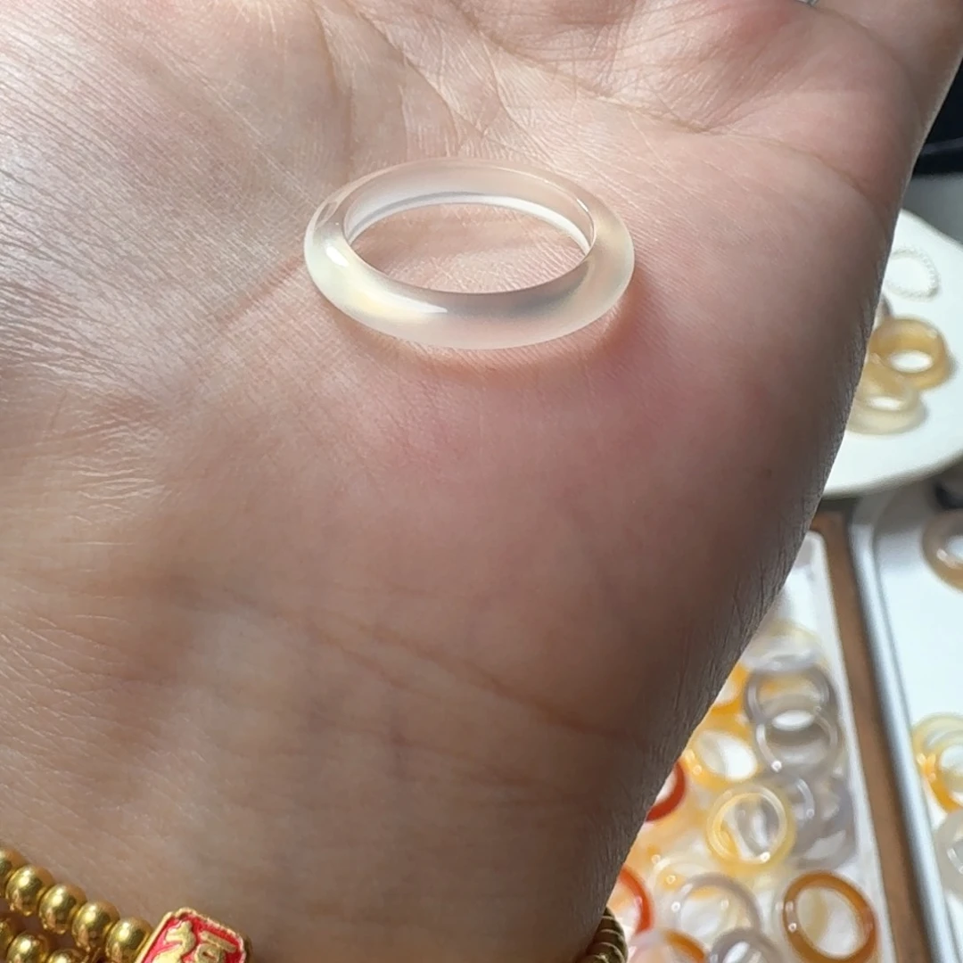 未镶嵌戒指玛瑙/玉髓398港17.5