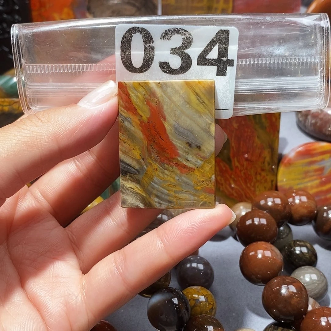 硅化玉天然北票硅化玉吊坠未镶嵌