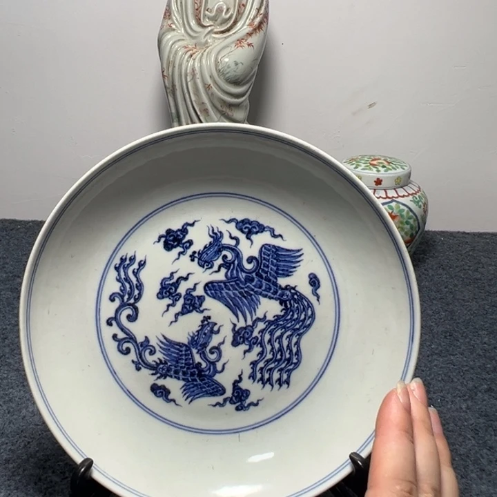 摆件夏****g景德镇陶瓷摆件展品