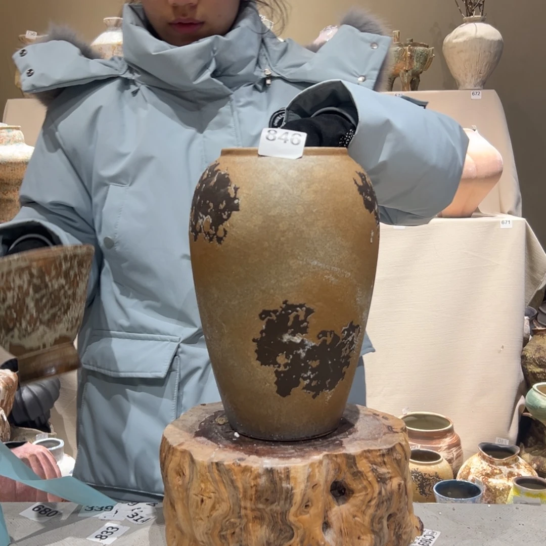 景德镇高温陶瓷花瓶摆件846U