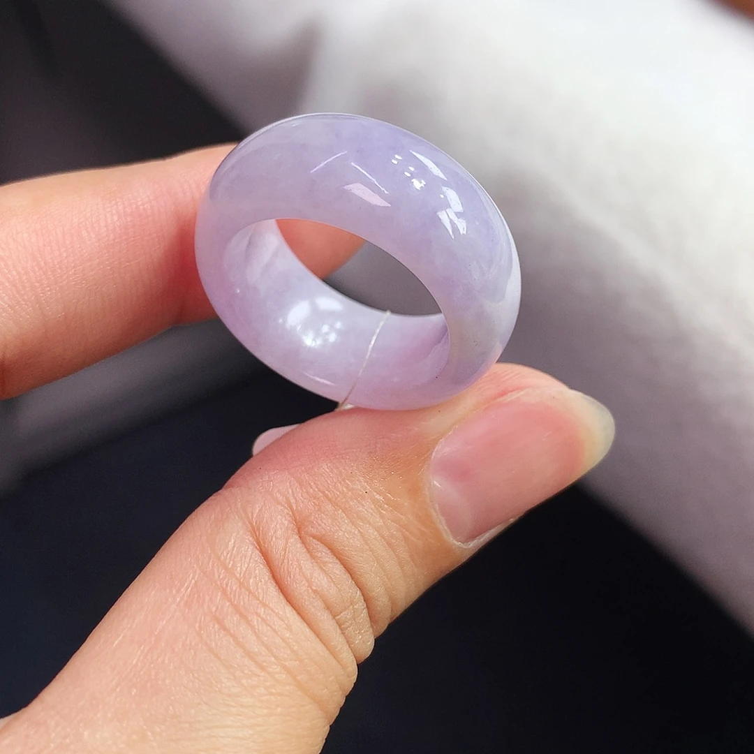 翡翠戒指未镶嵌缅甸A货翡翠15号