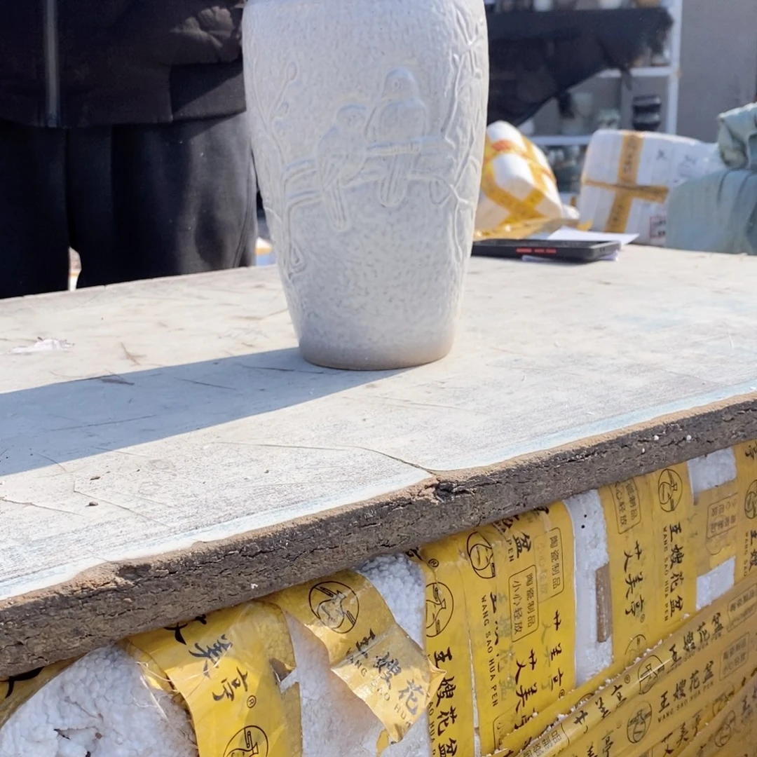 红陶杨杨花盆0210-1025