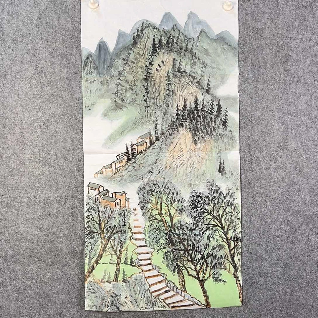 国画661 牡丹等植物生长于这里生长