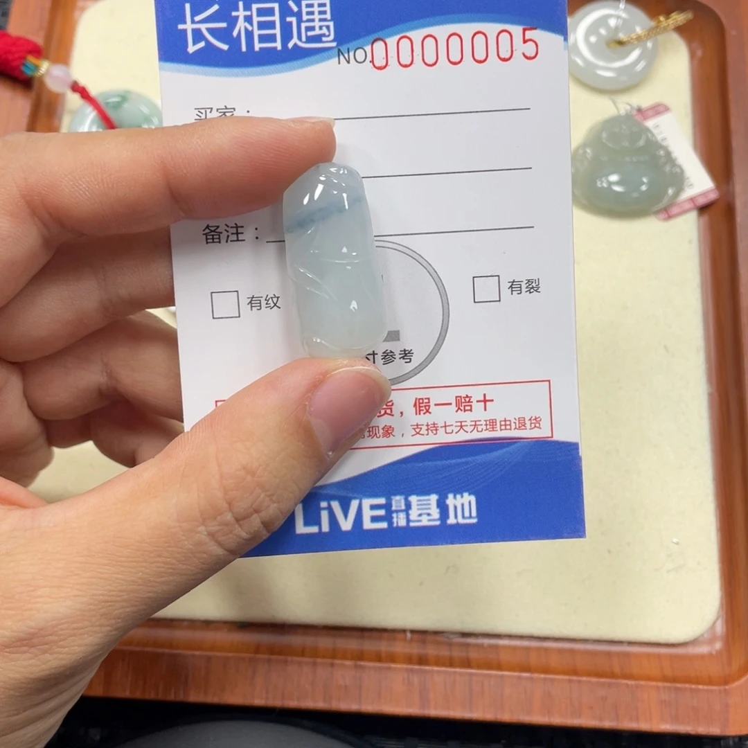 颈饰未镶嵌翡翠翡翠吊坠x0005