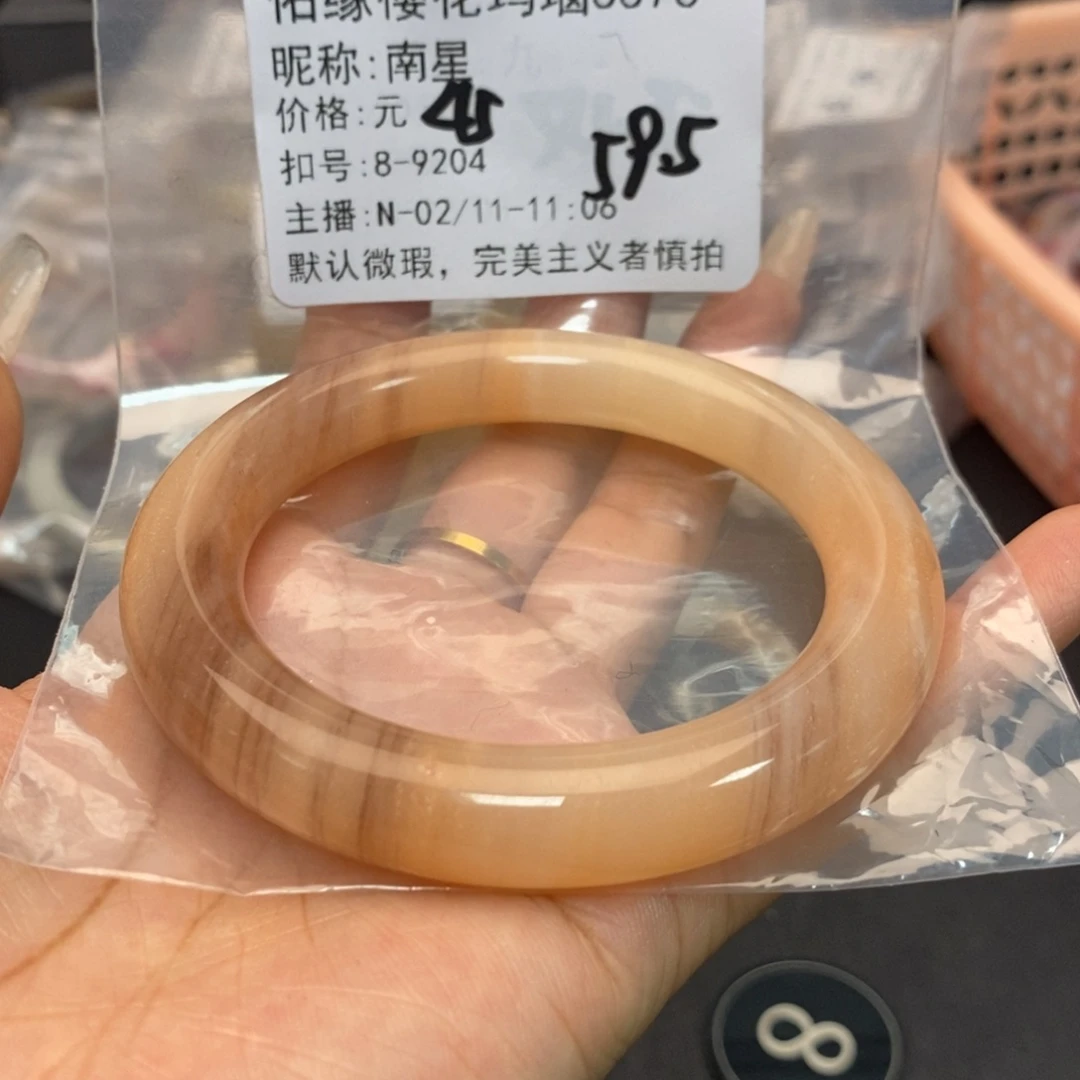 水晶手镯银S925镶嵌南*