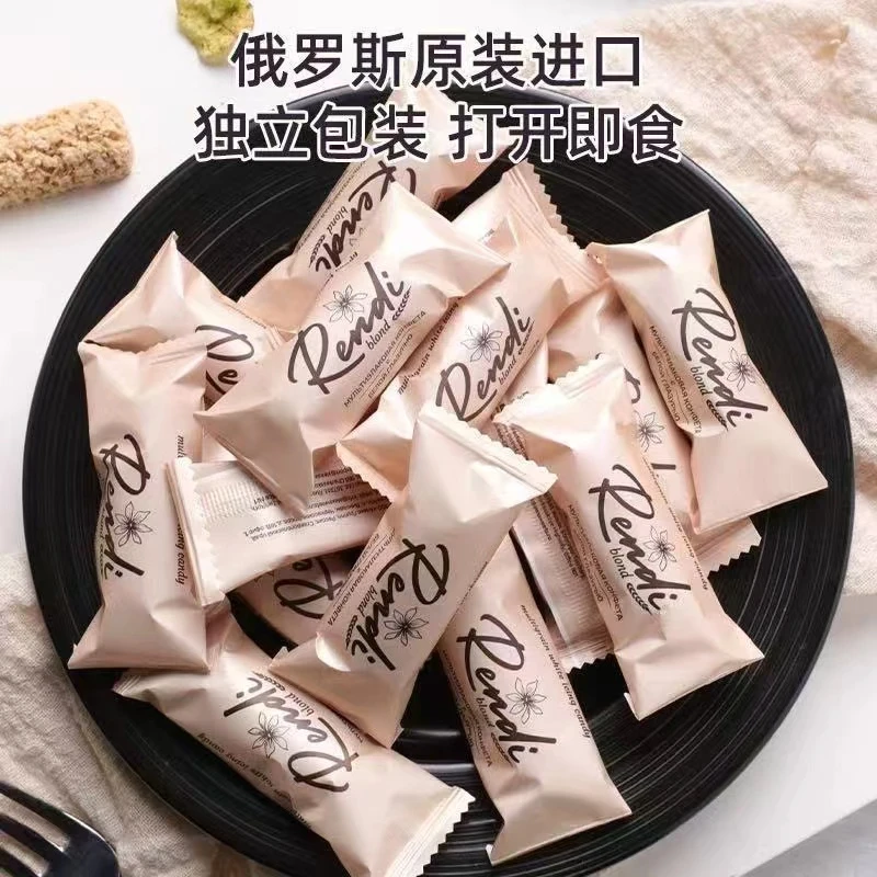 俄罗斯进口俄洛哆牌燕麦/巧克力味燕麦棒糖150克/盒