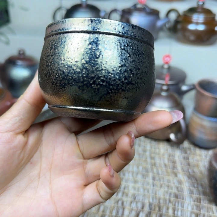 云南建水紫陶柴烧壶