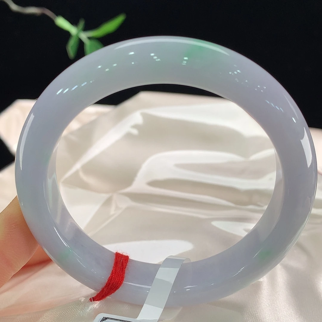 翡翠未镶嵌手镯0124