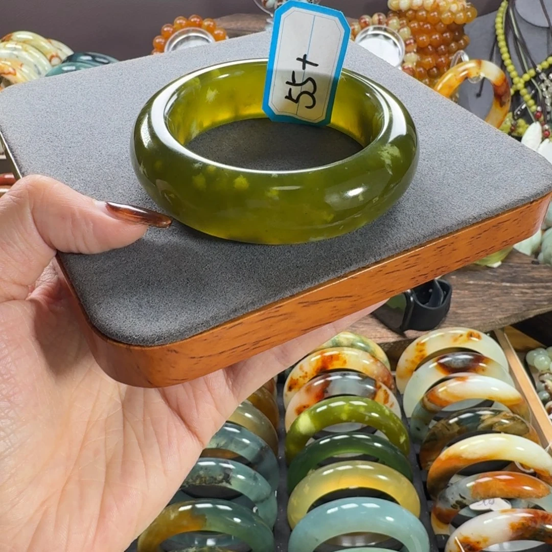 蛇纹石玉合金手镯