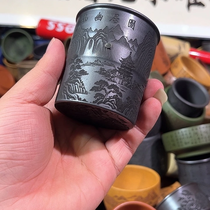 茶杯紫砂全手工紫砂主人杯