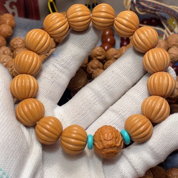 猴头核桃手串龍*瓜珠