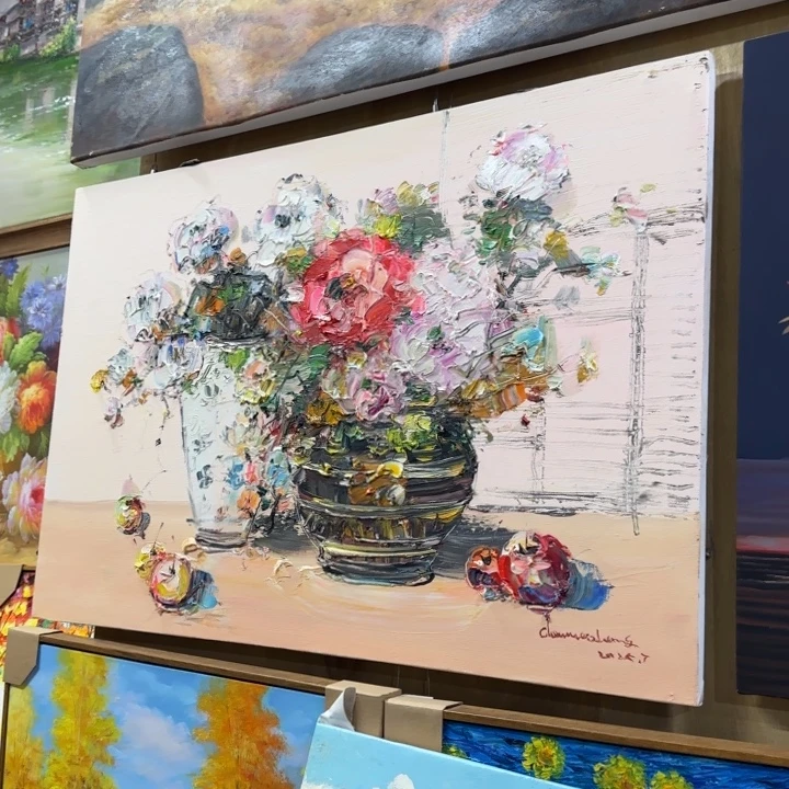 油画油画作品入选全国美展