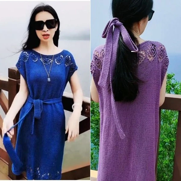 依菲儿第113款牡丹花裙视频教程（点击短信链接学习课程）